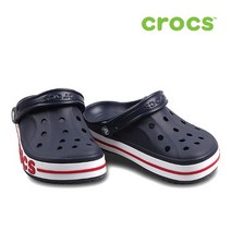 크록스 크록스 바야밴드 클로그 샌들 네이비 205089-4CC