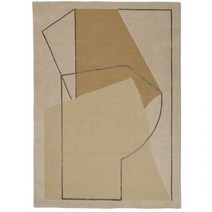 북유럽 리니디자인 Linie Design Furbo 매트 카페트 러그 170x240 cm yellow