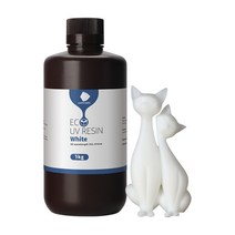 ANYCUBIC ECO UV 수지LCD 3D 프린터에 사용되는 낮은 냄새 안전 405nm, 1kg 화이트 Czech Republic