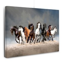 유홍아트 백마도 팔마도 칠마도 삼마도 오마도 말 그림 액자 10종 (프레임액자), 07. 활력마