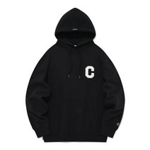[국내매장정품] 커버낫 [23SS] C 로고 후디 블랙