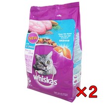 2개 위스카스사료 오션피쉬 성묘용 1.2kg