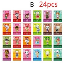 게임 애니멀 크로싱 뉴 호리즌 아미보 카드 발샤 마샬 메이플 NS 스위치 3DS 게임 세트 미니 NFC 카, 14 mini 24pcs cards