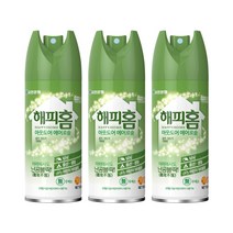 해피홈 아웃도어 에어로솔 150mL (모기 진드기 기피제), 3개