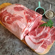 두께 수입산 냉동 통목살 1kg 칠레산 통바베큐 구이 에어프라이어 진공포장, 1.5cm