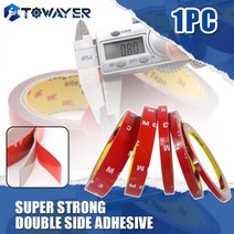 가죽쇼파 리폼 수리 천갈이 Towayer-초강력 양면 접착 폼 테이프 1 개 0.5mm-2mm 두께 고정 패드 부착용, [01] 0.08MM, [02] 8mm