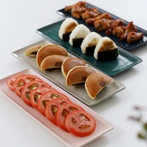 오반자이 Aito 내추럴 긴사각 브런치 접시 4종, 오트밀[1p]
