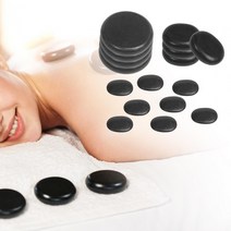 스톤테라피 마사지 핫스톤 림프마사지기 돌 세트 16 전문 다기능 온열 장치 바위