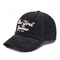MLB 컬시브 코듀로이 언스트럭쳐 볼캡 NY (Black) 3ACP71026-50BKS