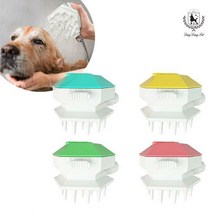 딩동펫 반려동물 애견 사각 마사지 샤워헤드, 마사지 샤워헤드 사각 옐로우