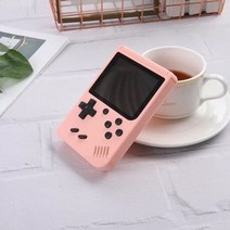 휴대용 레트로 게임기 고전게임400 인 1 레트로 핸드 헬드 게임 콘솔 8 비트 미니 비디오 3.0 인치 Lcd 화, Pink