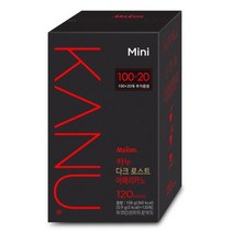 맥심 카누 미니 다크 로스트 아메리카노 0.9g 120개입, 1개
