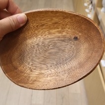 자주 담는 아카시아 조약돌접시 15.8 x 12.7 x 2.5cm