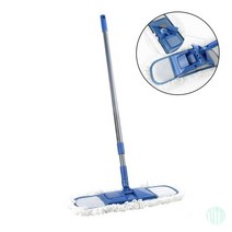 초극세사 가로방걸레 분체 2단 핸들 가로방걸레 봉 밀걸레 마대걸레 대걸레