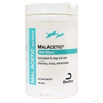 Dechra MalAcetic Wet Wipes 데크라 말아세틱 펫 물티슈 100개입