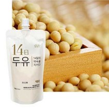 청 서리태두유 백태두유 잔다리마을 180g 10팩, 백태 180g 10팩