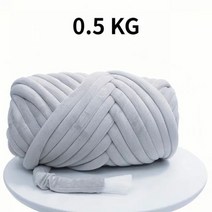 목도리 뜨개실 가방 뜨개질 벨벳 원사 DIY 따뜻한 매우 두꺼운 양모 실 모자 퀼트 담요 쿠션 벌크 청키 로빙 핸드 니트 1kg 232879, Gray 0.5KG