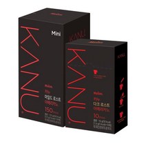 카누 미니 마일드 로스트 아메리카노 150T+카누 다크 로스트 아메리카노 10T, 2개