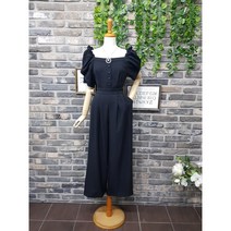 퐁당 / 셔링 소매 오프숄더 점프수트