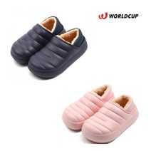 C. 월드컵 정품 NEW 퍼밍 겨울 한파 털 슬리퍼 슬립온 남아 여아 어린이 아동운동화