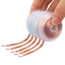 1.5MM 2MM 2.5MM 3MM 3.5MM 1.5M 길이 납땜 제거 브레이드 용접 납땜 제거제 심지 와이어 리드 코드 플럭스 BGA 수리 도구, CN|2.0mm