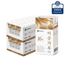 [연세대학교연세우유] [연세우유] 연세 16곡 미숫가루 우유 190ml (48팩), 상세 설명 참조, 상세 설명 참조