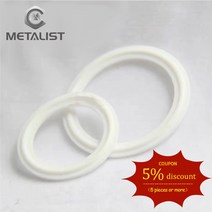메탈리스트 PTFE 그루브 가스켓 19.25.32.38mm OD 파이프 및 50.5mm 위생 트라이 클램프 유형 페룰 플랜지, 01 PTFE_02 25mm