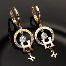 골드앤 14K/18K 하이든 귀걸이 콤비