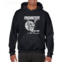 패러글라이딩장비 재미 있은 Paramotor 강화한 패러 글라이더 Hoodies 선물 새로운 봄 높은 탄력있는면 상, 01 Black_03 L