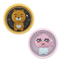 LED 카카오 프렌즈 우주인 후드곰 차량용 송풍구 방향제, 리필 10ML 추가, 탐다오 Type, 1개