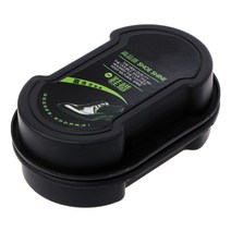 빠른 광택 신발 청소 브러시 액체 청소 왁스 가죽 연마 스폰지, 검은 색, 검은 색