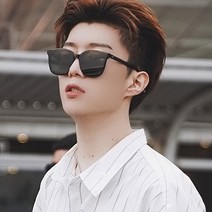 TR 뿔 사각 편광 선글라스 눈부심 자외선차단 커플 남여공용 고급