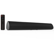 80W TV 사운드바 블루투스 스피커 홈시어터 시스템 3D마운트|사운드바(블랙)