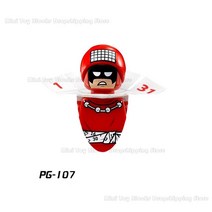 [레고공식] PG8032 배트맨 빌딩 블록 조커 할리 퀸 영화 플라스틱 미니 액션 장난감 피규어 조립 어린이 생일 선물, [08] PG107