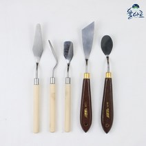 미술용 나이프 3종 5종 세트 미술 팔레트 그림 나이프, 고급원형