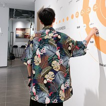 라페나 남자 하와이안 셔츠