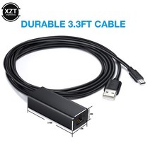 라우터 모뎀 네트워크카드 마이크로 USB 전원 RJ45 10100Mbps USB Lan 이더넷 네트워크 카드 어댑터 화재 TV 스틱 Chromecast 울트라 오디오 구글, 01 Black