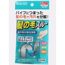 클린업 삐까삐까 머리카락 분해 배수구 세척제, 20g, 4개입
