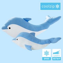 [쿨집] 돌고래 슈퍼쿨 인견 냉감바디필로우 75cm L, 상세 설명 참조