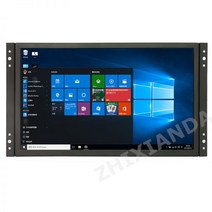 ZHIXIANDA 21.5 인치 FHD 1920X1080 산업용 화면 지원 HDMI VGA USB 입력 오픈 프레임 저항 막 터치 모니터 (스피커 포함), NO Touch