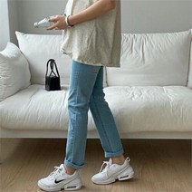 셀러허브(잡화) 여자 여름 청바지 임산부 데님