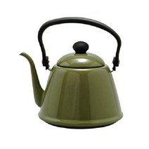 일본배송 노다 법랑 드립 케틀 II 2.0L올리브 일본산 DK-200OL| 드립 포트온라인 통판, 단일옵션