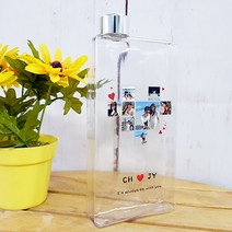 쪼물샵 8컷 포토스토리 국산 워터북 보틀 주문제작