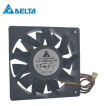 서버컴퓨터 데스크탑 노트북 델타 pfb1224uhe 24v 2.4a 12038 12cm 대용량 냉각 팬, 없음, 검은색, 2선 b1 플러그