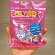 [졸리팝] 무설탕 막대사탕 딸기 40g (대가상회), 1개