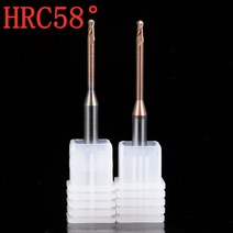 목공엔드밀 라우터 비트 밀링 CNC 딥 홀 볼 노즈 엔드 밀 깊은 홈 커터 긴 목 절단 방지 텅스텐 코발트 합금 도구, [01] 1 PCS, [02] 58 HRC, [30] R0.5x4Dx50L-L6