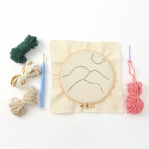 DIY 펀칭자수 패키지(산과달), 1개