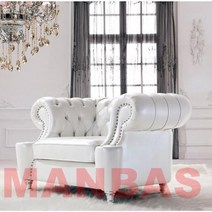 1인소파 싱글 미국 Chesterfield 소파 세트 이탈리아 가죽 Modern, 1 seater