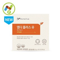(업그레이드)엠디 플러스 유(식이섬유/콜레스테롤개선/배변활동원활), 6g×60포(360g)