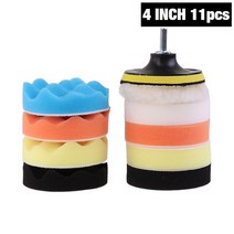 5/11Pcs 버핑 패드 3&39;&39;4&39;&39;5&39;&39;6&39;&39; 인치 자동차 스폰지 연마 키트 Polisher 드릴 어, 03 금